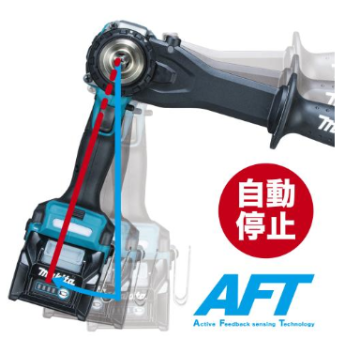 マキタ DF003G AFT(振り回され低減)は大径穴あけの安全装備