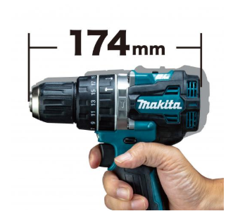 マキタ 軽さならHP002G。全長174mm・1.9kg