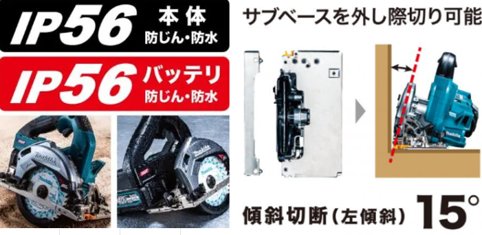 マキタ HS474D 防水と際切り