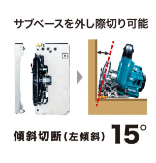 マキタ ベース:際切りの有無でHS005G・HS006Gを選ぶ