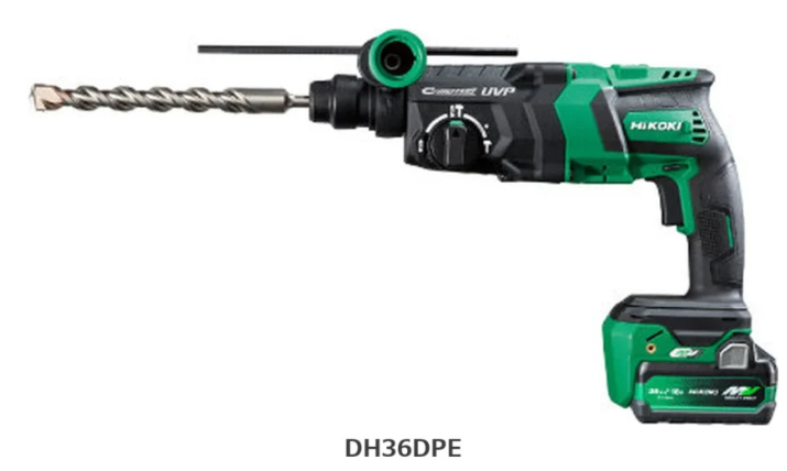 HiKOKI DH36DPE・DH36DPFのスペック比較表