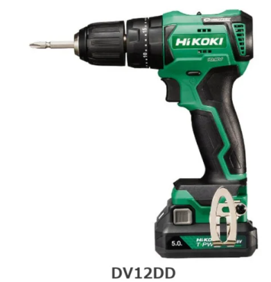 HiKOKI DV12DDとDV12DAのスペック比較表