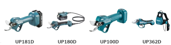 マキタ UP181D・UP180D・UP100D・UP362Dのスペック比較表