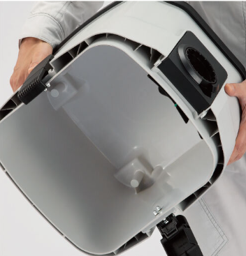 HiKOKI RP3615DB ストレート構造タンクでゴミ捨てがスムーズ