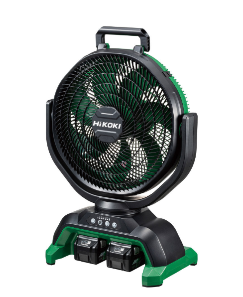 HiKOKI 特徴① UF18DAは330mm大形ファンで最大風速240m/min