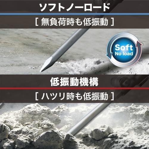 HM005Gのソフトノーロードと低振動機構